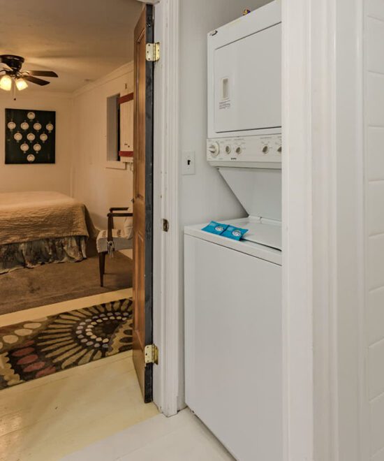 Sundown Cottage Vacation Rental Bathroom Entrance