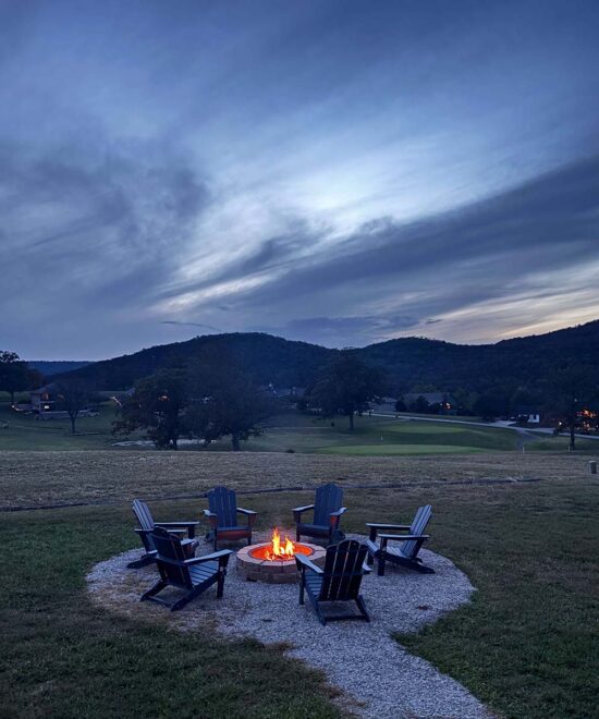 Appaloosa Vacation Home Fire Pit Area