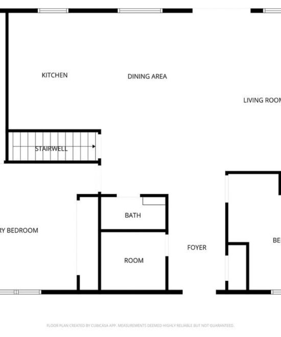 View Point Cabin Vacation Rental Main Level Floor Plan