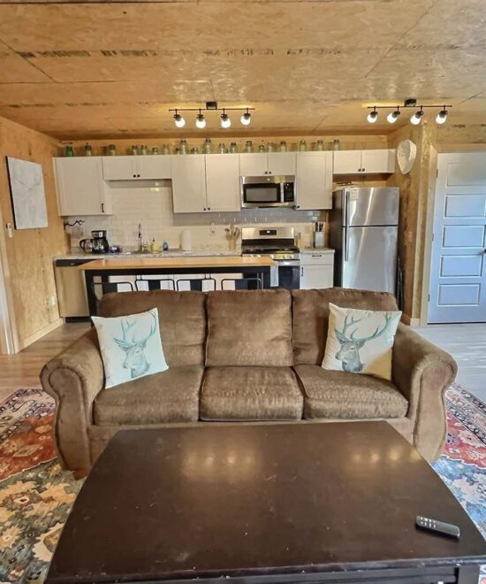 Bunkroom at Hogscald Vacation Rental Living Room Sofa