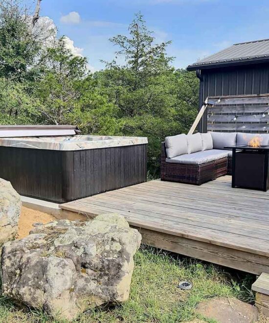 Bunkroom at Hogscald Vacation Rental Patio & Hot Tub