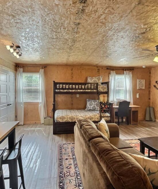 Bunkroom at Hogscald Vacation Rental Bunk Bed