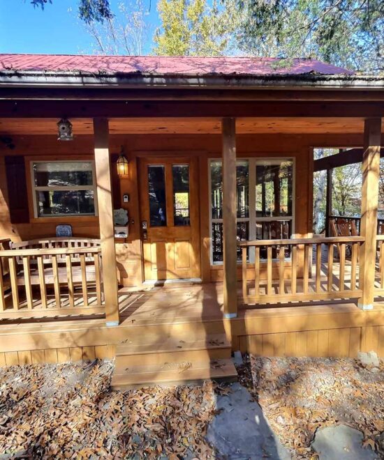 War Eagle Lake House Front Entrance