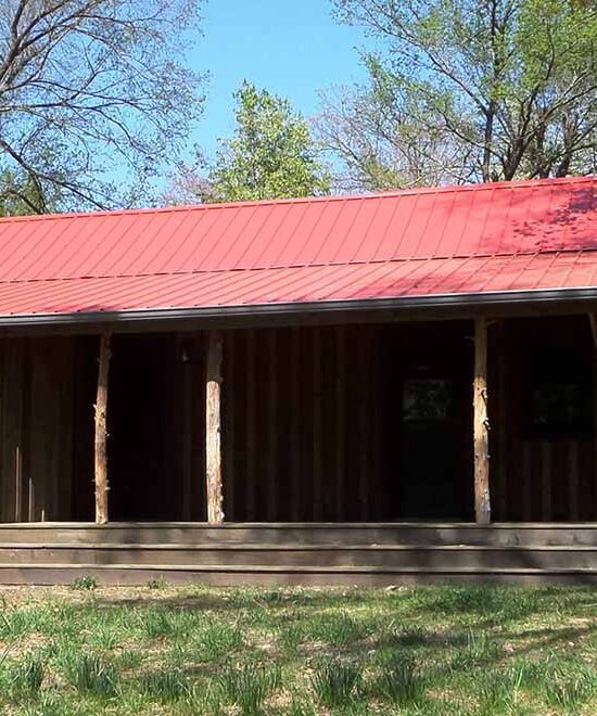 War Eagle Cabin Vacation Rental Front Porch
